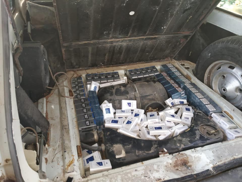 Gümrükte bin 980 adet kaçak sigara ele geçirildi