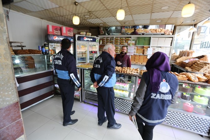 Haliliye’de zabıta ekiplerinden kapsamlı denetim