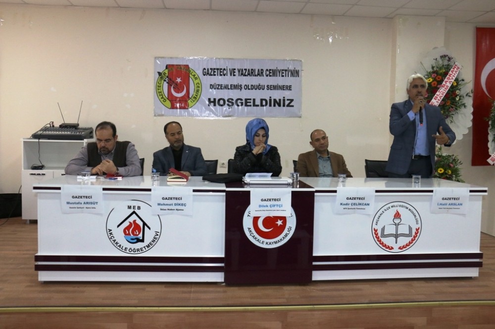 Ulusal ve yerel basın mensupları Akçakale’de buluştu