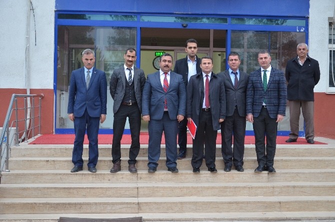 Viranşehir Kaymakam Çimşit’ten İlçe Milli Eğitim Müdürü Ateş’e ziyaret