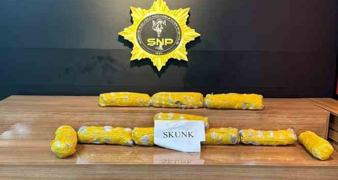 5 kilo 600 gram uyuşturucu çıktı