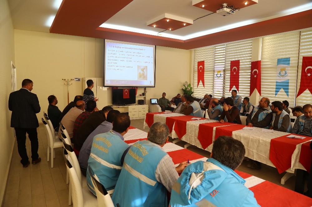 Haliliye Belediyesinden iş sağlığı ve güvenliği eğitimi