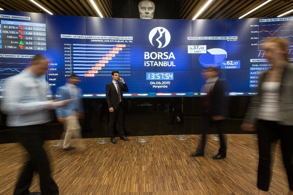 Borsa ilk yarıda rekora yakın