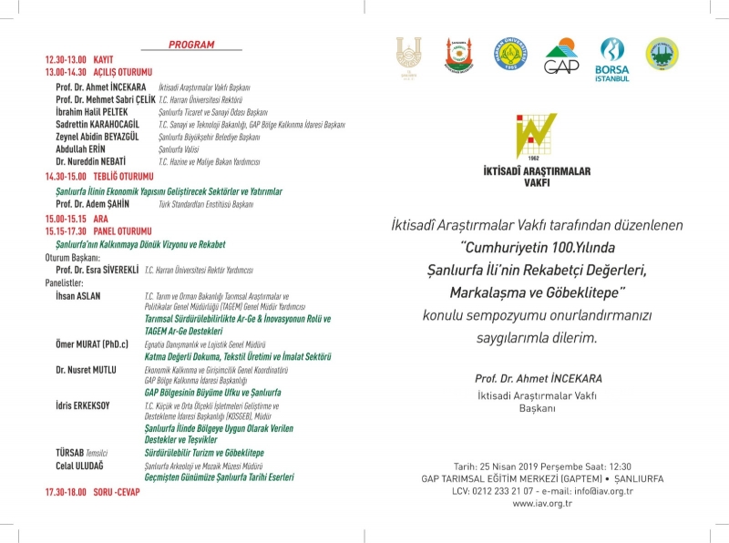 6. Bölge, GAP ve Şanlıurfa Özelinde Teşvikler ve Destekler