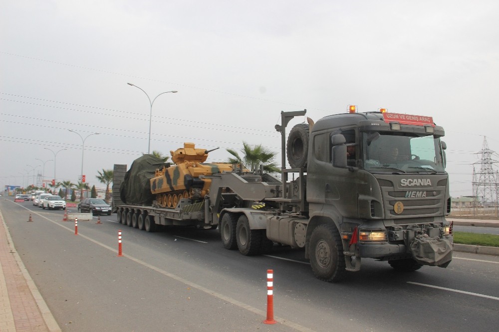 Irak sınırından Suriye sınırına sevkiyat