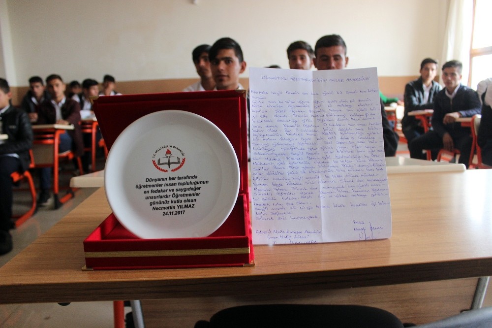 Şehit öğretmen Necmettin Yılmaz’ın annesine mektup