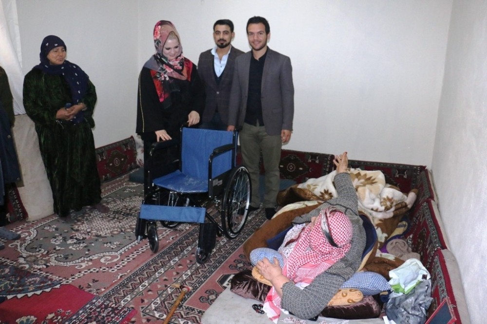 Akçakale’de engelliler ve çocukların yüzü güldü