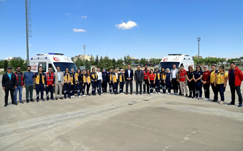 Şanlıurfa’da Kadın 112 Personeline Ambulans Sürüş Güvenliği Eğitimi