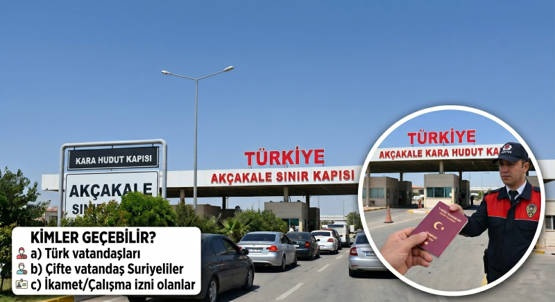 Akçakale Sınır Kapısı’nda Yeni Dönem: Pasaportlu Geçişler Başlıyor!