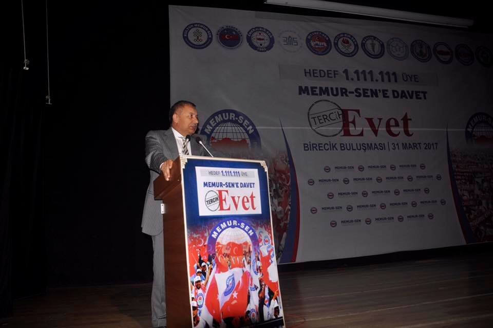 Birecik’te referandum çalışmaları