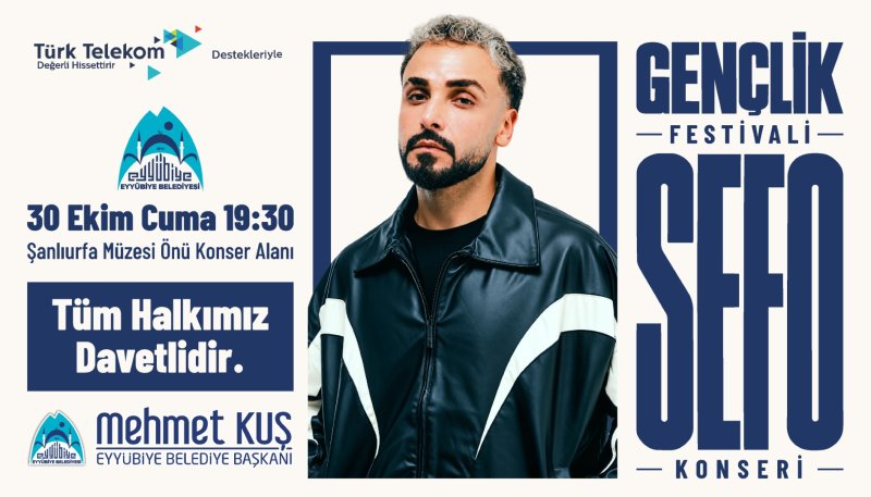 Sefo, Eyyübiye’de Şanlıurfalılarla buluşacak