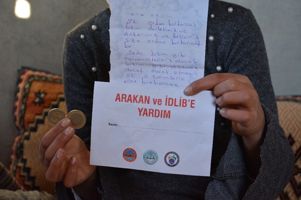 Bağış yaparken yazdığı notla herkesi duygulandıran öğrenci konuştu