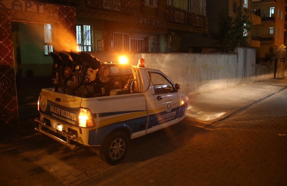 Haliliye’de ilaçlama çalışmaları