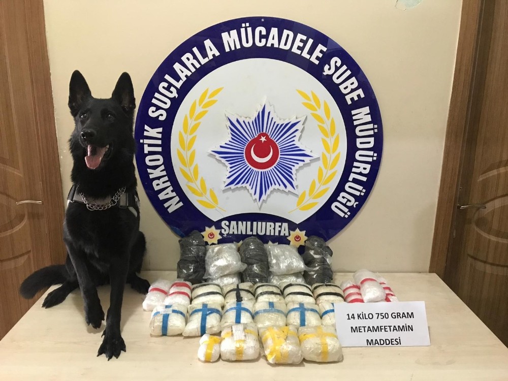 Şanlıurfa’da 4 buçuk milyon liralık uyuşturucu ele geçirildi