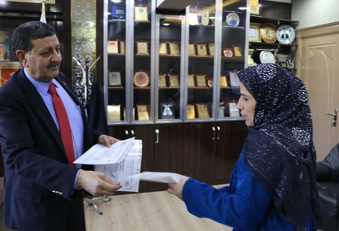 Harran’da KOSGEB kursiyerleri sertifikalarını aldı