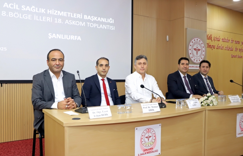 8. Bölge 18. ASKOM Toplantısı Şanlıurfa’da Gerçekleştirildi