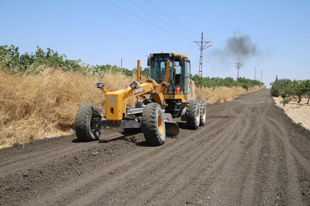 Birecik’te çöken sahil yoluna alternatif yol yapıldı