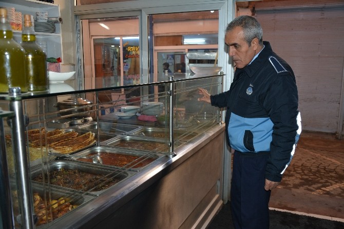 Siverek’te lokanta ve döner salonları denetlendi
