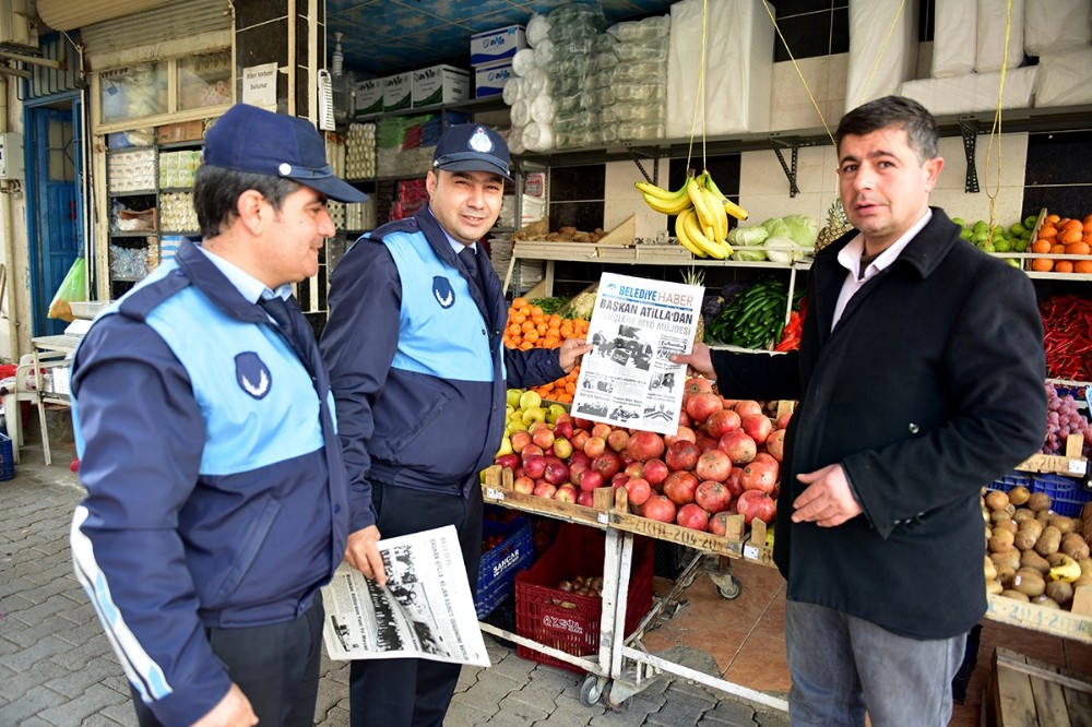 Belediye Haber Gazetesi 2. sayısıyla vatandaşlarla buluştu