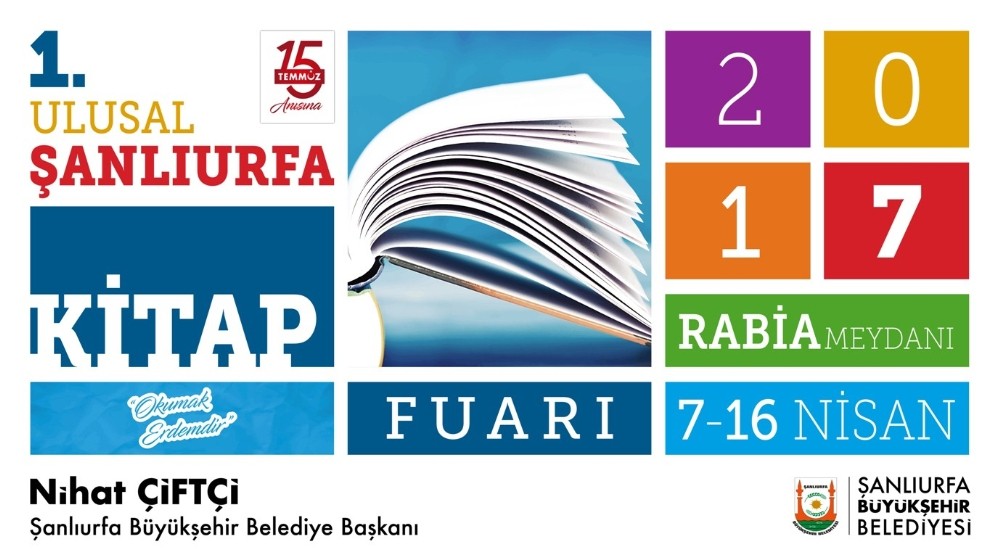 1. Ulusal Şanlıurfa Kitap Fuarı başlıyor