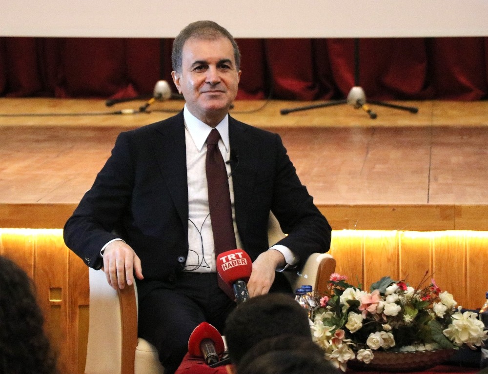 Çelik, “3,5 milyona yakın mülteciyi ülkemizde barındırıyoruz."