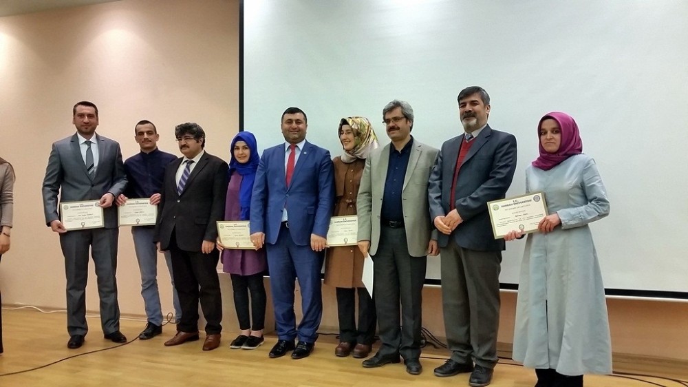 Dereceye giren öğrencilere başarı belgesi verildi