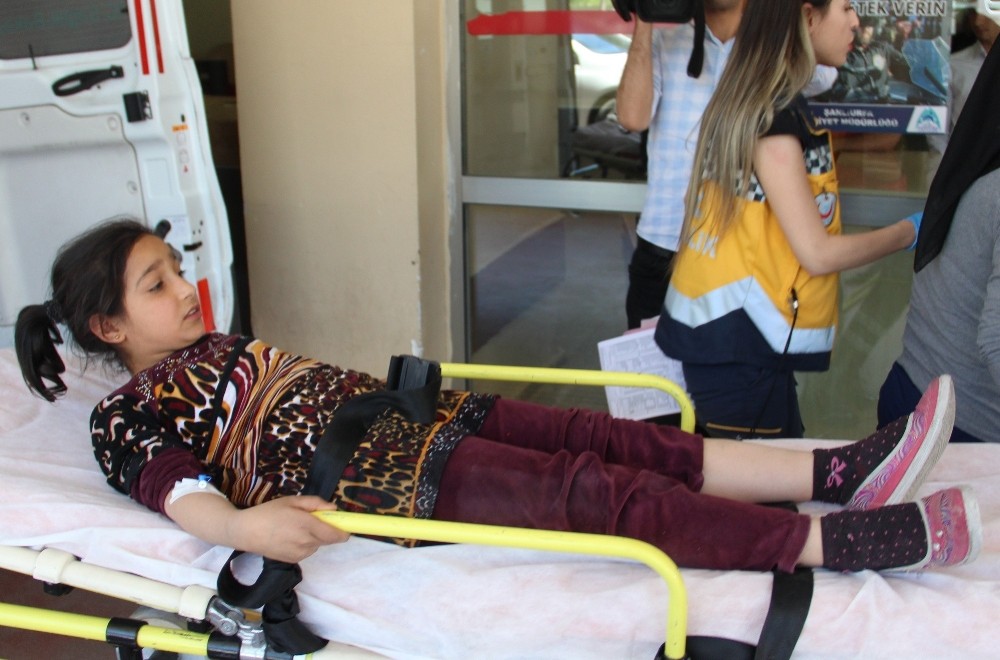 Motosikletin çarptığı Suriyeli yaralandı