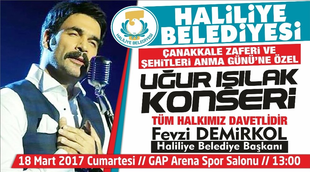 Uğur Işılak Şanlıurfa’da konser verecek