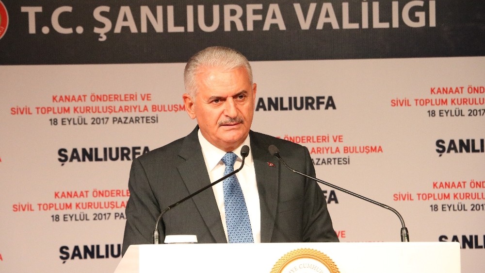 Başbakan Yıldırım Şanlıurfa’da STK’larla toplantı yaptı