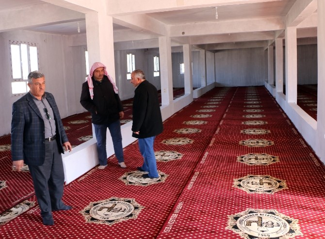 Harran Belediyesinden cami ve taziye evlerine halı desteği