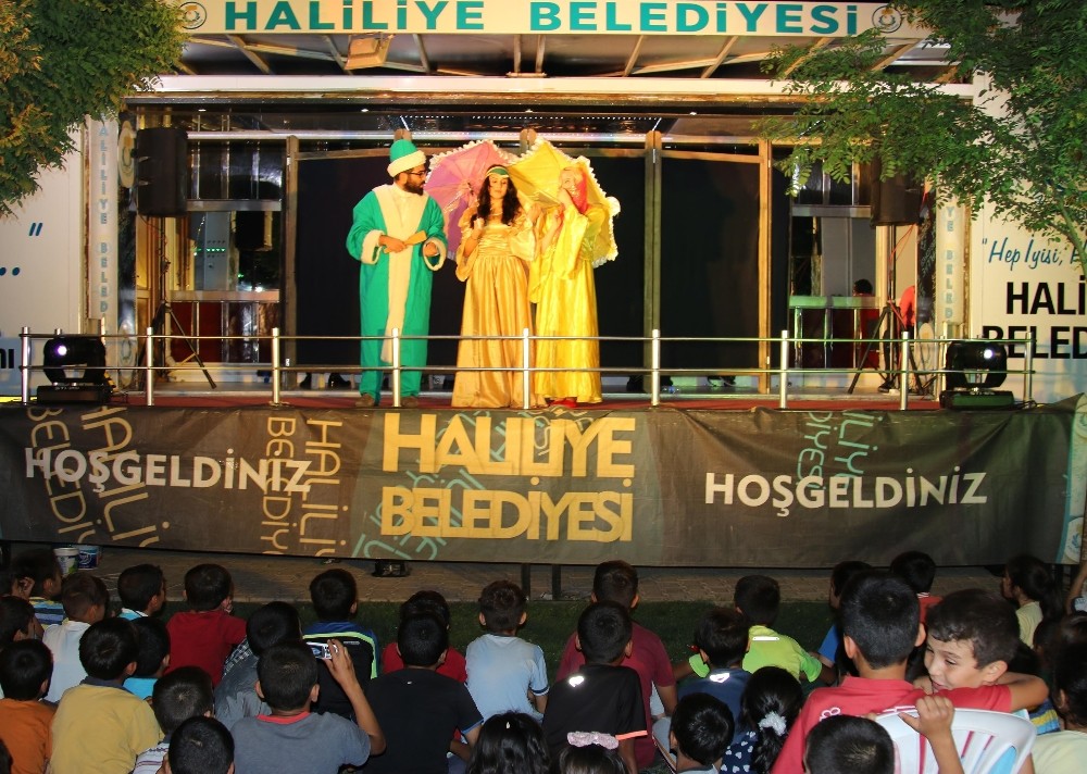Haliliye’de orta oyun gösterisine yoğun ilgi