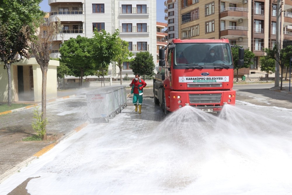 Karaköprü bayram öncesi kapsamlı temizlik