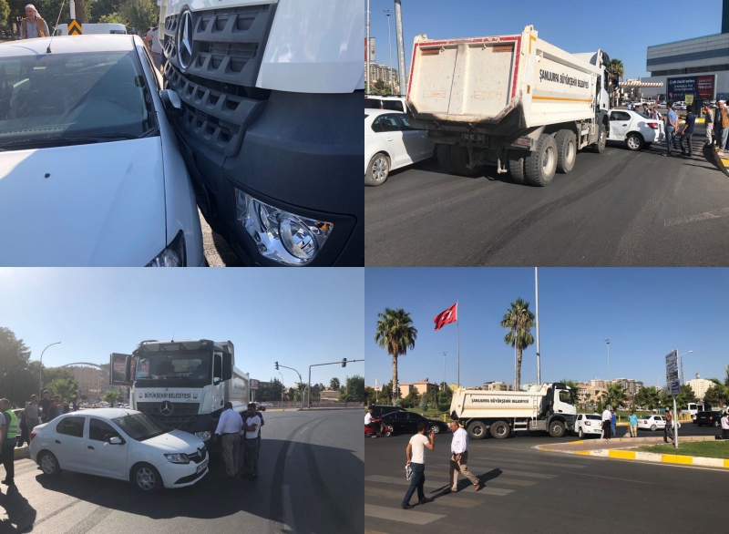 Abide kavşagında kaza...