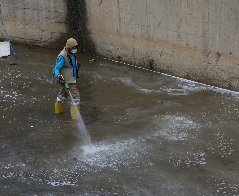 Haliliye’de haşere ve sinekle mücadele