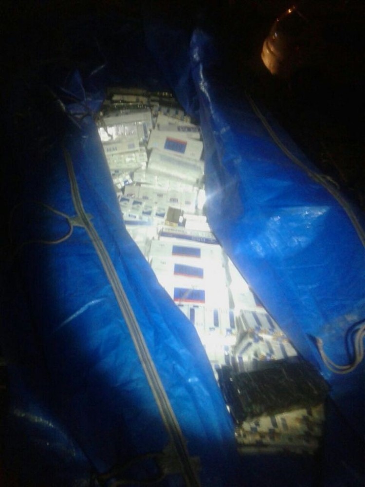 Şanlıurfa’da 29 bin 110 paket kaçak sigara ele geçirildi