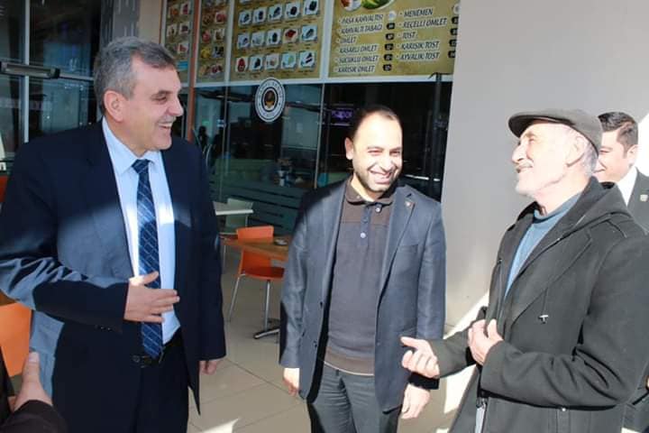 AK aday Beyazgül vatandaşlarla bir araya gelmeyi sürdürüyor