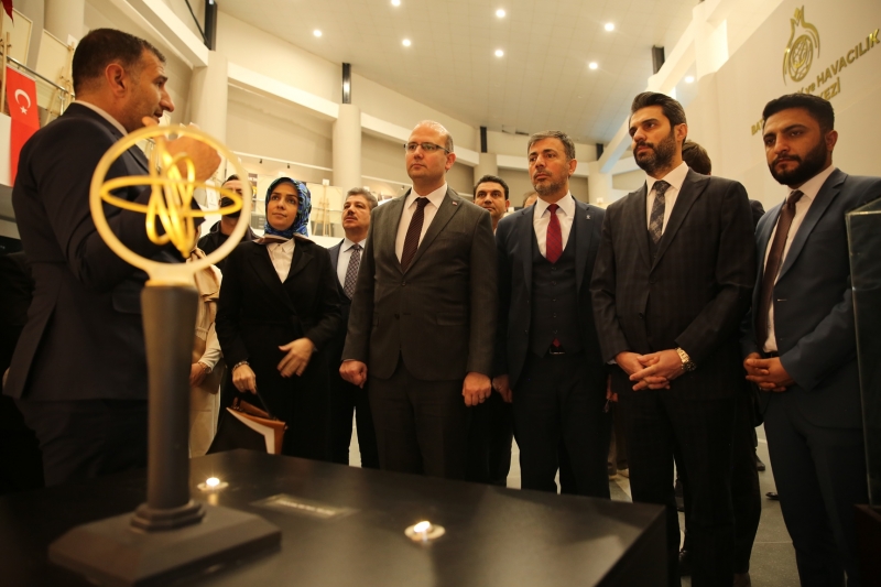 AK PARTİ GENEL BAŞKAN YARDIMCISI ÖMER İLERİ, BATTANİ UZAY VE HAVACILIK BİLİM MERKEZİ ZİYARET ETTİ