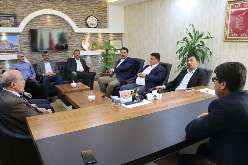 Ak Parti İl Başkanlığı’ndan Eğitim Bir-Sen’e ziyaret