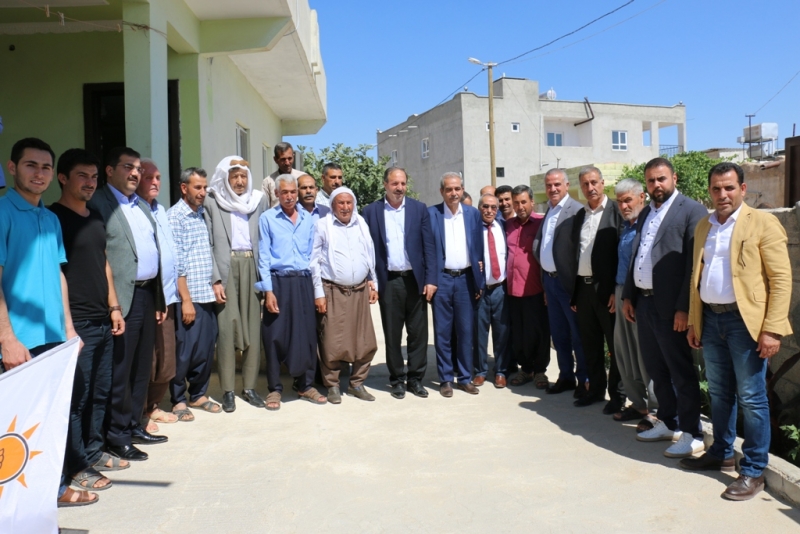 AK Parti Şanlıurfa Milletvekili Dr. Halil Özcan Haliliye kırsalında