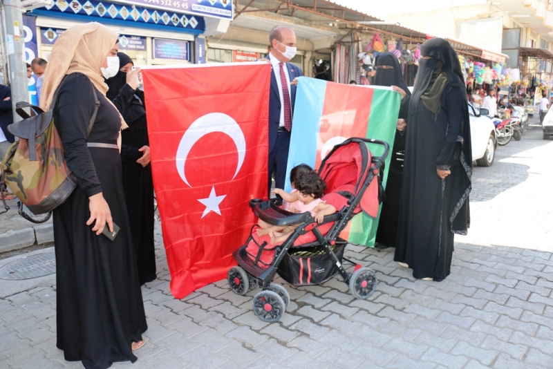 AKÇAKALE BELEDİYE BAŞKANI'NDAN AZERBAYCAN'A DESTEK!