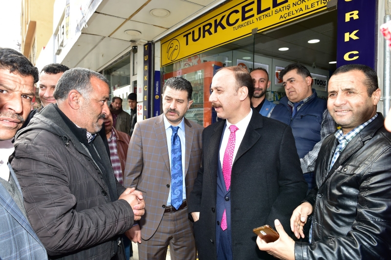 Akçakale Esnafı Vali Erin'i Ağırladı