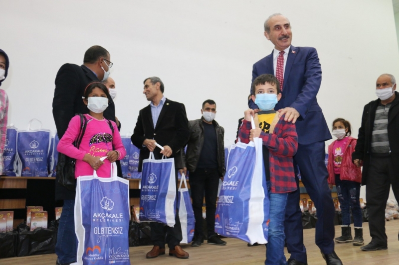 Akçakale’de çölyak hastalarına gıda desteği