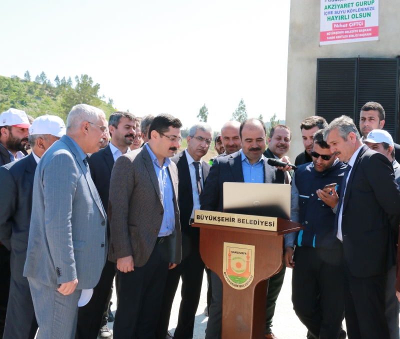 Akziyaret Grup İçme Suyu Projesin'de Sona Doğru