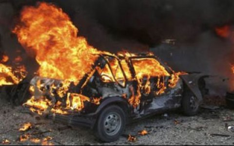 Araç Kundaklanması Güvenlik Kamerasında