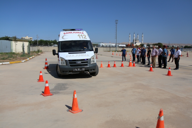 ASTE (Ambulans Sürüş Teknikleri) Eğitimi verildi.
