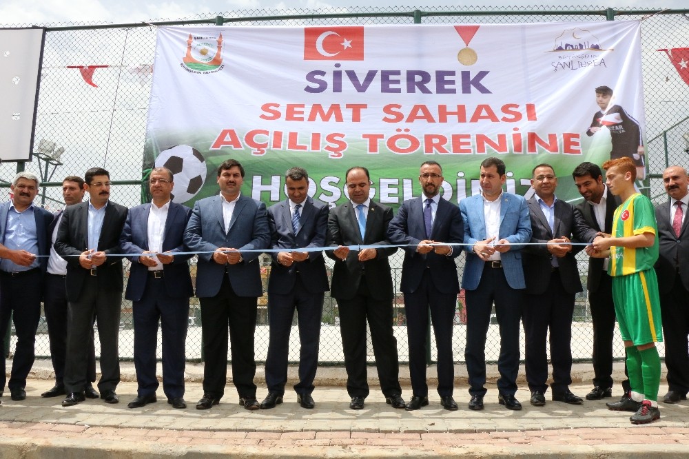 Siverek’te açılış ve temel atma töreni