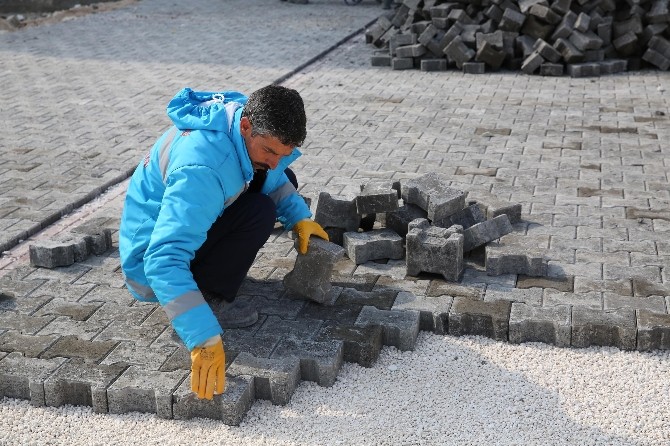 Haliliye Belediyesi’nden Devteşti’nde yol çalışması