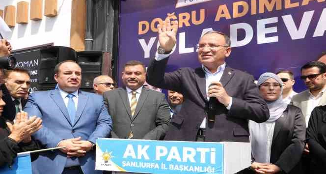 Bakan Bozdağ Şanlıurfa’da seçim güvenliğine dikkat çekti