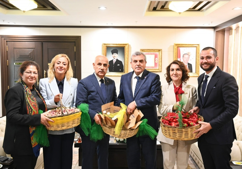 BAKAN KİRİŞÇİ’DEN BAŞKAN BEYAZGÜL’E ZİYARET