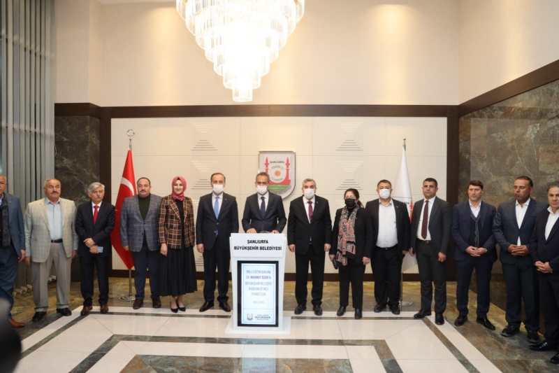 BAKAN ÖZER’DEN ŞANLIURFA BÜYÜKŞEHİR BELEDİYESİNE ÖVGÜ